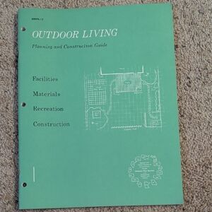 Outdoor Living Planning And Construction Guide Vintage Blueprint Plans
